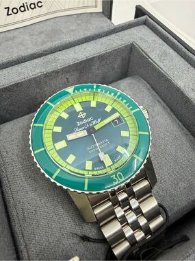 UNWORN Zodiac Super Sea Wolf 53 “Sea Turtle” 40mm Automatic Watch